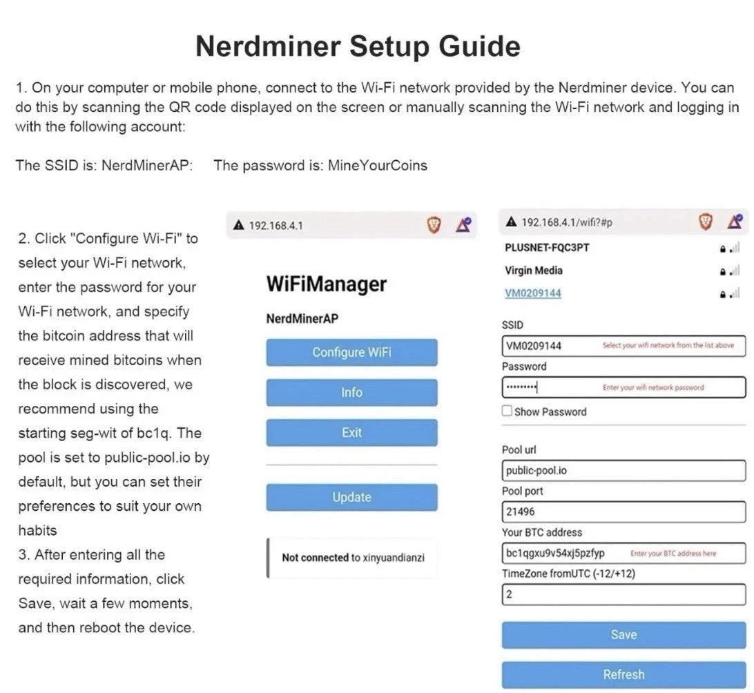Nerd Miner V2 Bitcoin Lottery V2 Latest Firmware